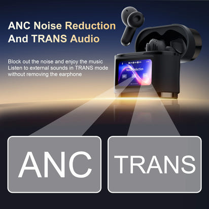 Xiaomi True Wireless Translation Bluetooth Earphones BD2 ANC Noise Reduction ENC Digital Display Built in Microphone HiFi Stereo